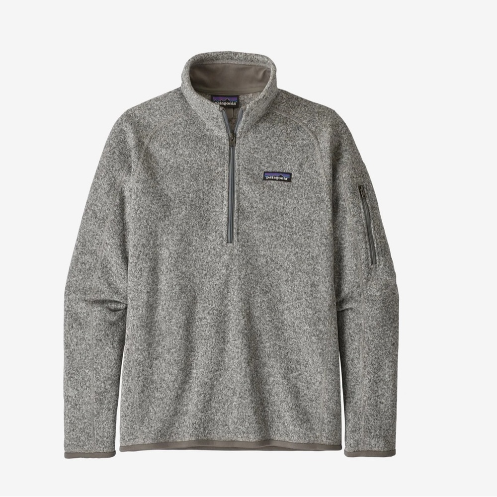 Patagonia Womens 1/4 Zip Fleece Gray